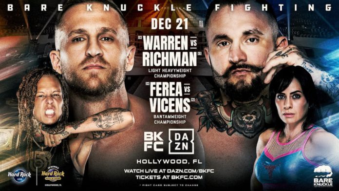 BKFC Hollywood: Warren vs Richman