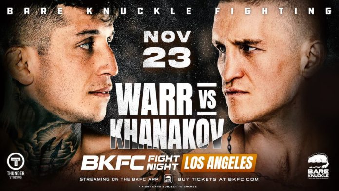 BKFC Los Angeles: Warr vs Khanokov