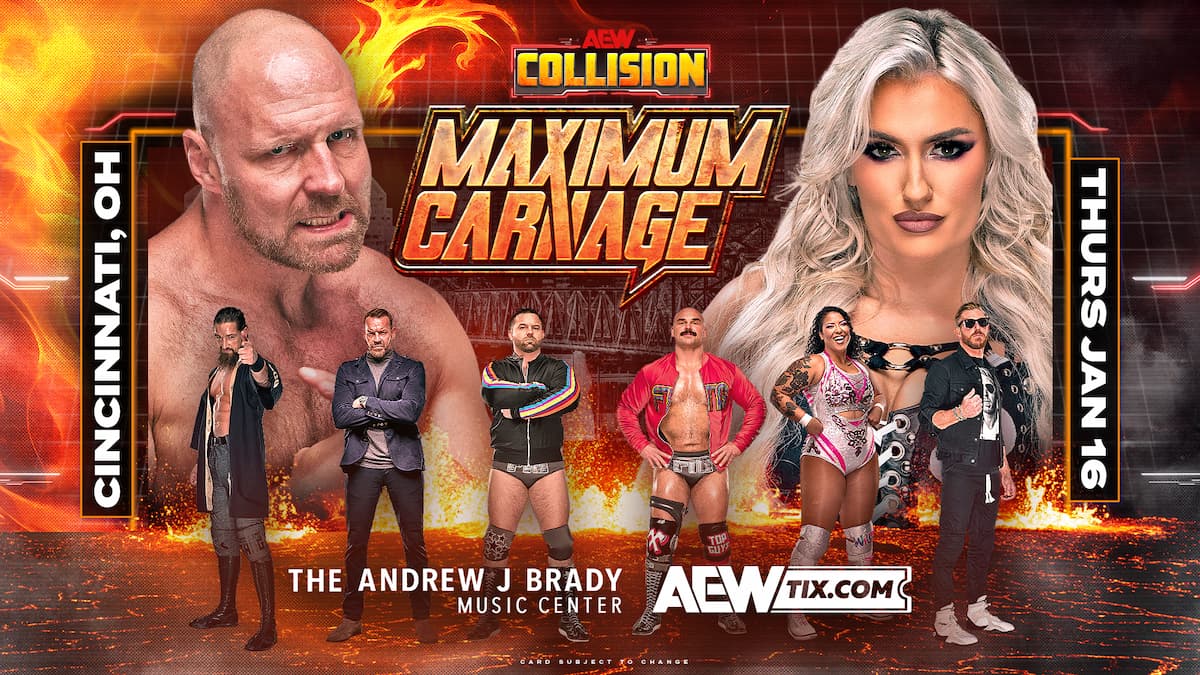 AEW Collision Cincinnati date, time, tickets, stream