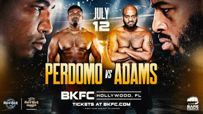 BKFC Hollywood Perdomo vs Adams