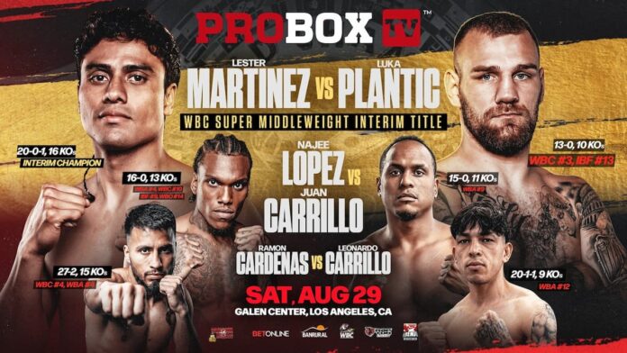 Lester Martinez vs Luka Plantic